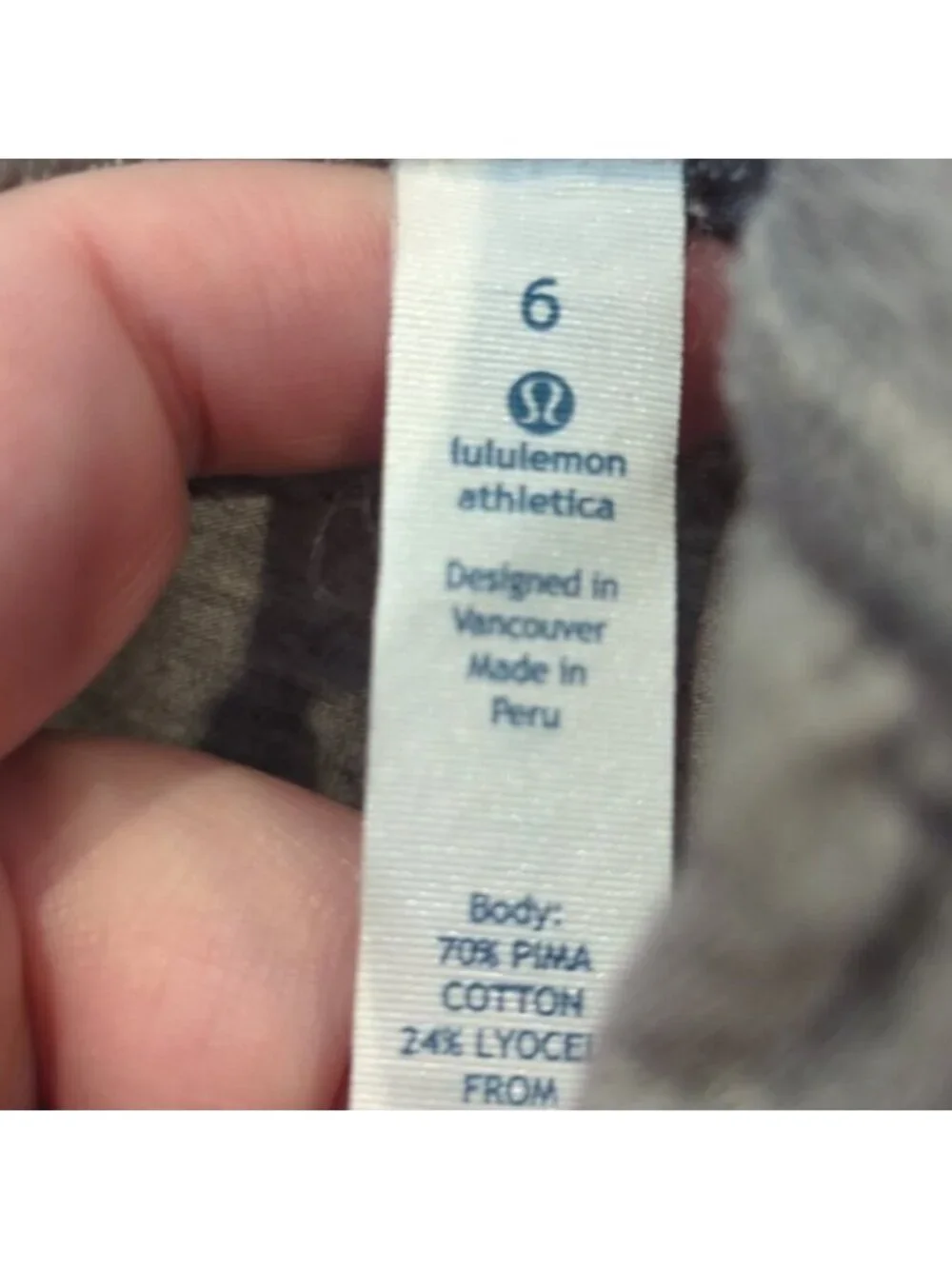 Lululemon Tie One On Pant Heathered Medium Grey